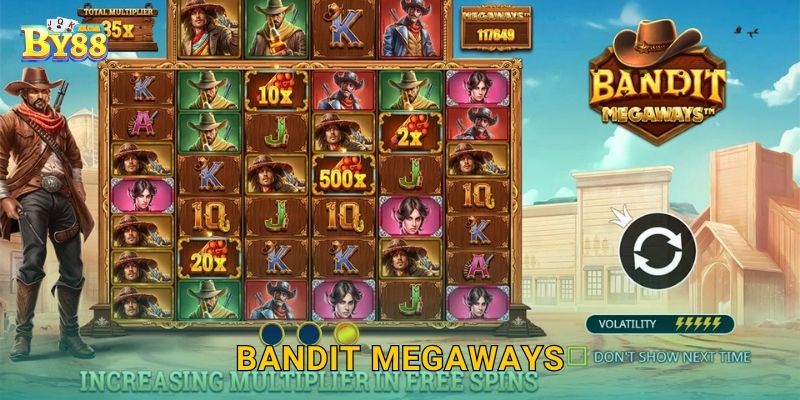 Bandit Megaways chức năng chủ lực, tối đa lợi nhuận trên by88 7 Bandit Megaways chức năng chủ lực, tối đa lợi nhuận trên by88